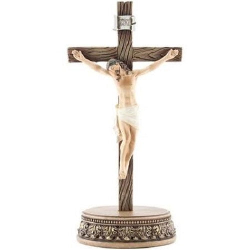 Collection Renaissance 2 pièces. Crucifix avec support