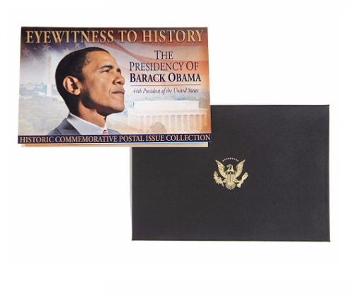 Official Barack Obama 1st Day Stamp Collection