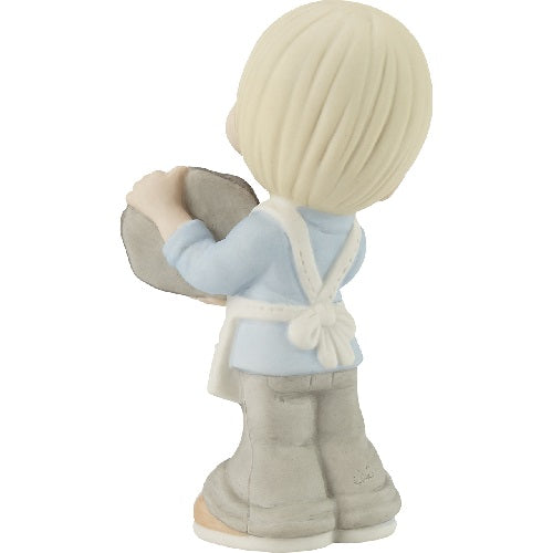 Precious Moments "Mom, You Rock!" Blonde Boy Figurine