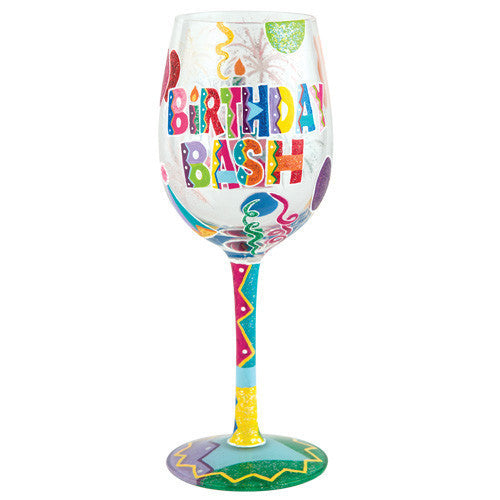 Lolita Wine Glass Birthday Bash - Ria's Hallmark & Jewelry Boutique