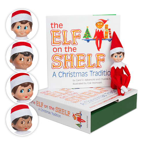 Elf On The Shelf: A Christmas Tradition (brown-eyed Girl). Elf & Book