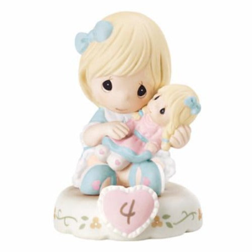 Precious Moments Growing In Grace Age 4 Blonde - Ria's Hallmark & Jewelry Boutique