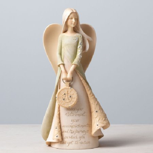 Figurine d'ange de retraite