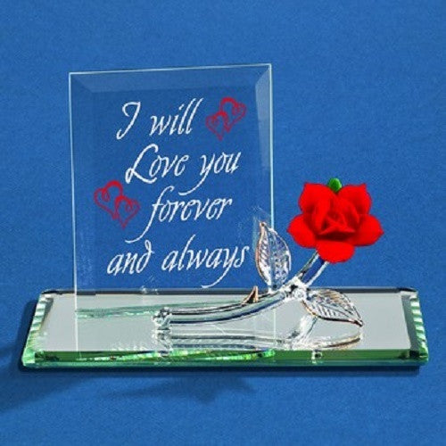 Glass Baron Forever Red Rose - Ria's Hallmark & Jewelry Boutique