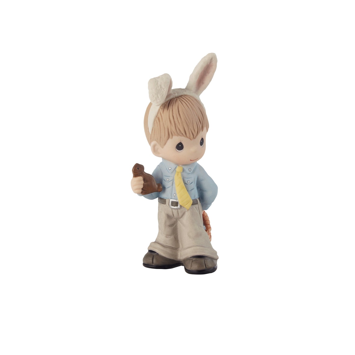Precious Moments "Wishing You A Hoppy Easter" Boy Figurine