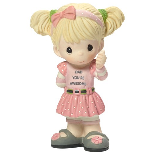 Precious Moments "Dad You're Awesome" Figurine, Girl