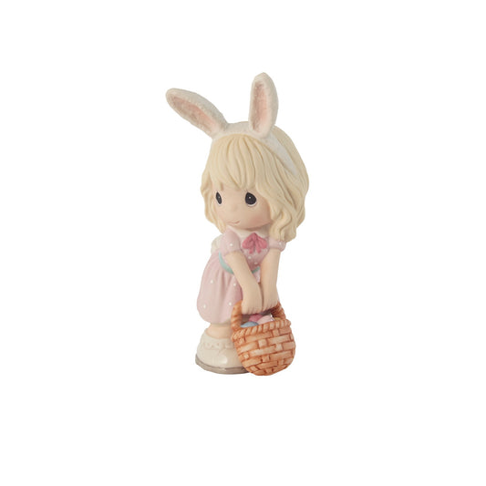 Precious Moments "Wishing You A Hoppy Easter" Girl Figurine
