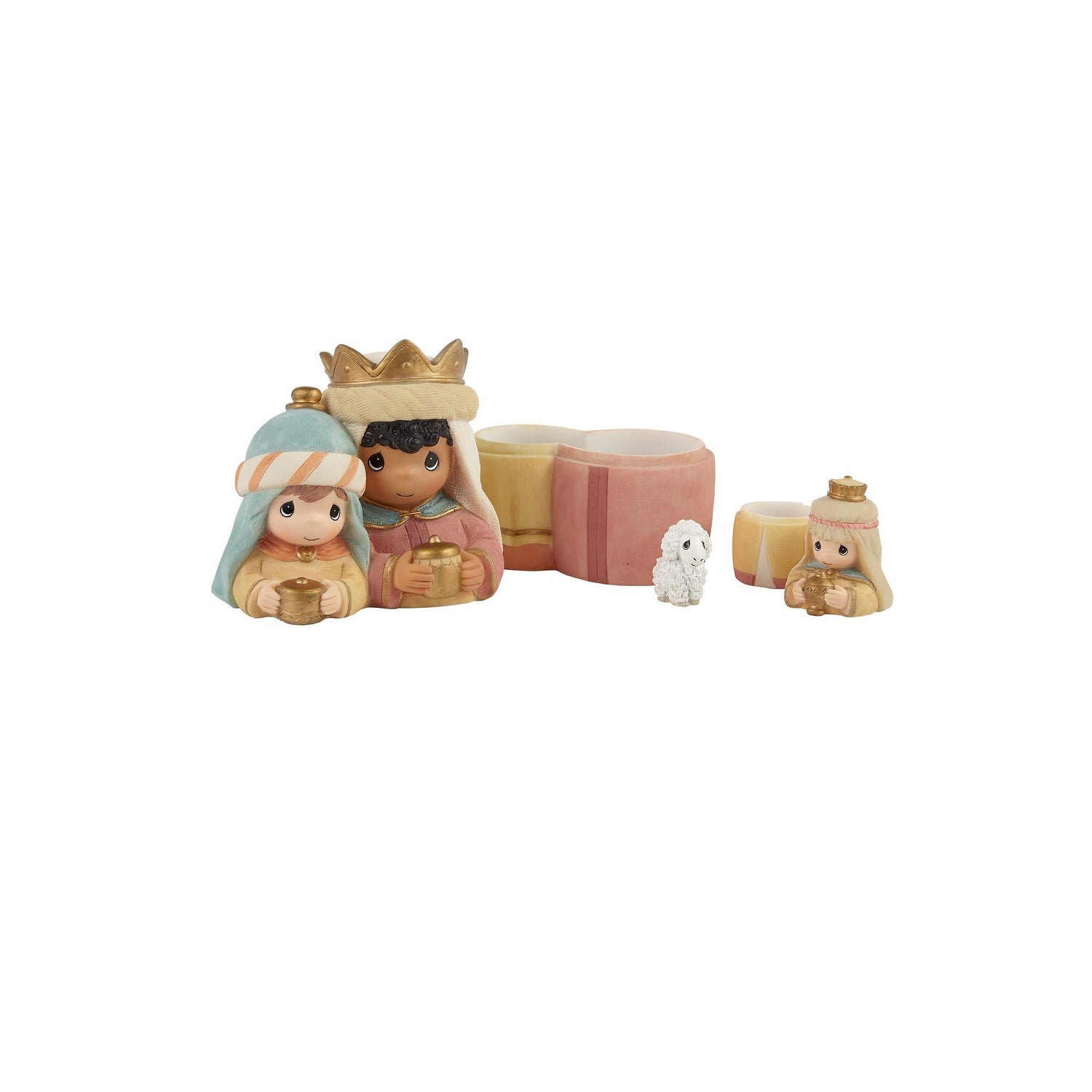 Precious Moments Nesting Three Kings Set