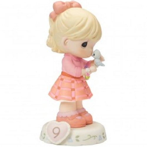 Precious Moments Growing In Grace Age 9 Blonde - Ria's Hallmark & Jewelry Boutique