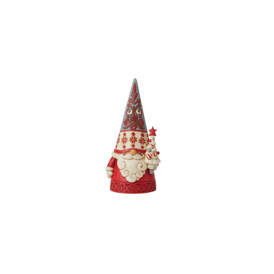Gnome de Noël nordique avec arbre de Noël Jim Shore Heartwood Creek