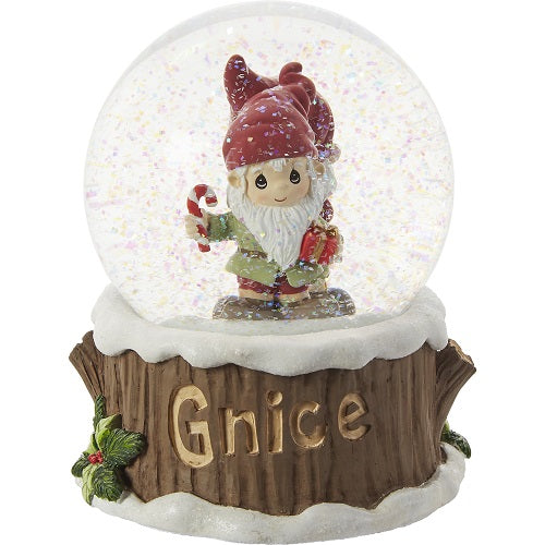 Two-Sided Gnome Musical Snow Globe by Precious Moments
