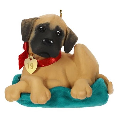 Great Dane Puppy Love 2019 Ornament