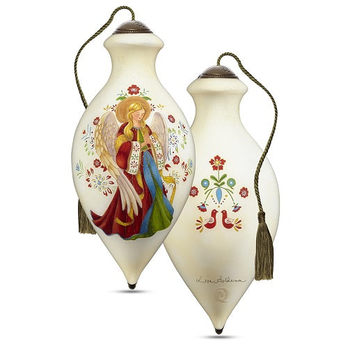 NeQwa Art Surrounded With Love Hand-Painted Glass Ornament