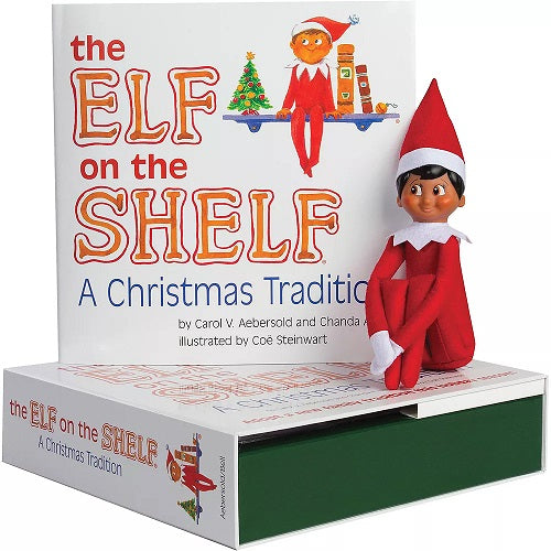 Elf on the Shelf Box Set Boy Dark Tone