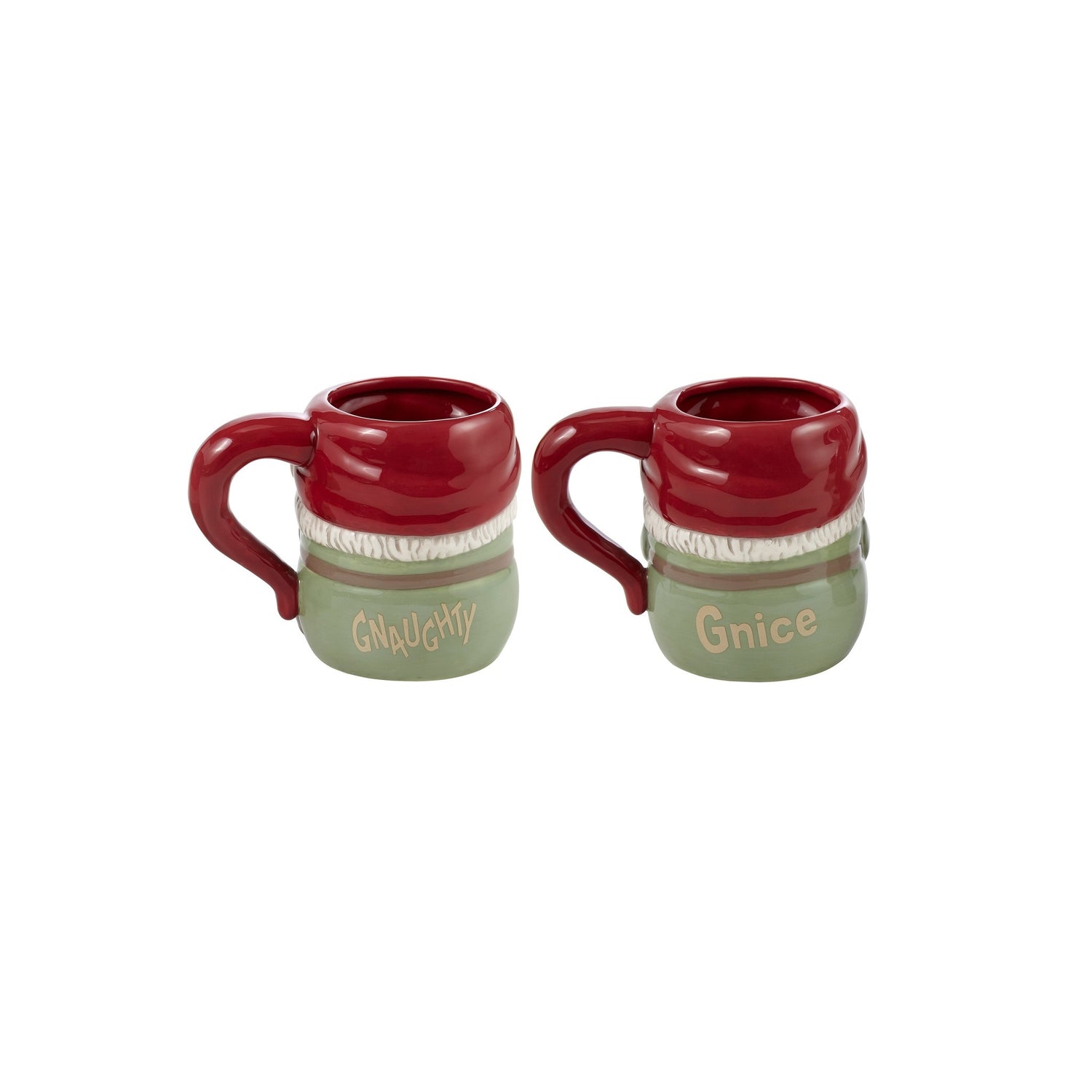 Precious Moments "Gnaughty or Gnice" Gnome Mug Set of 2