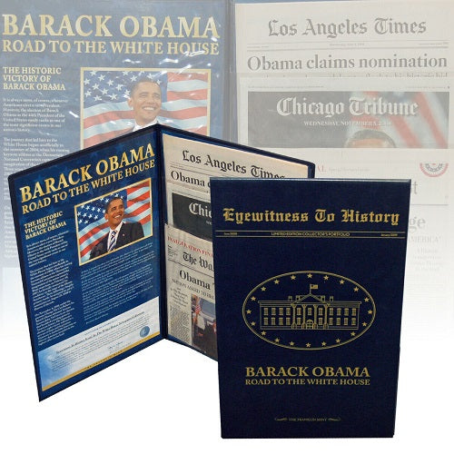 Franklin Mint President Barack Obama Limited Edition Collector's Portfolio