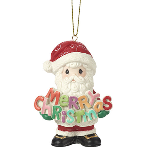 Precious Moments Santa Claus Merry Christmas Ornament