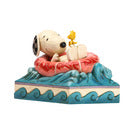 Snoopy/Woodstock dans Floatie Peanuts par Jim Shore 