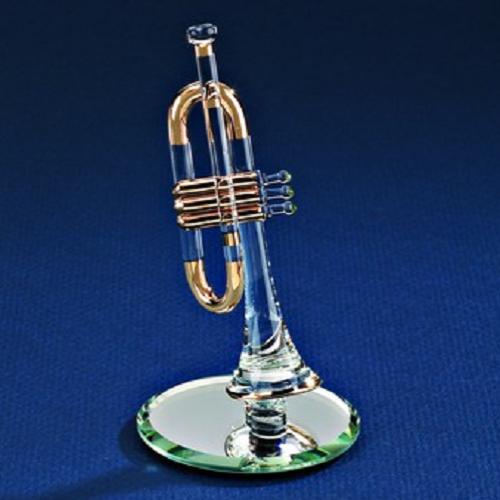 Glass Baron Trumpet Figurine